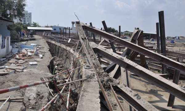 Công trình tòa nhà Vinacomin sụp lún: Người dân sống trong lo âu